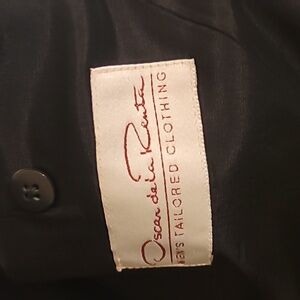 Oscar de lorenta black blazer /sports coat